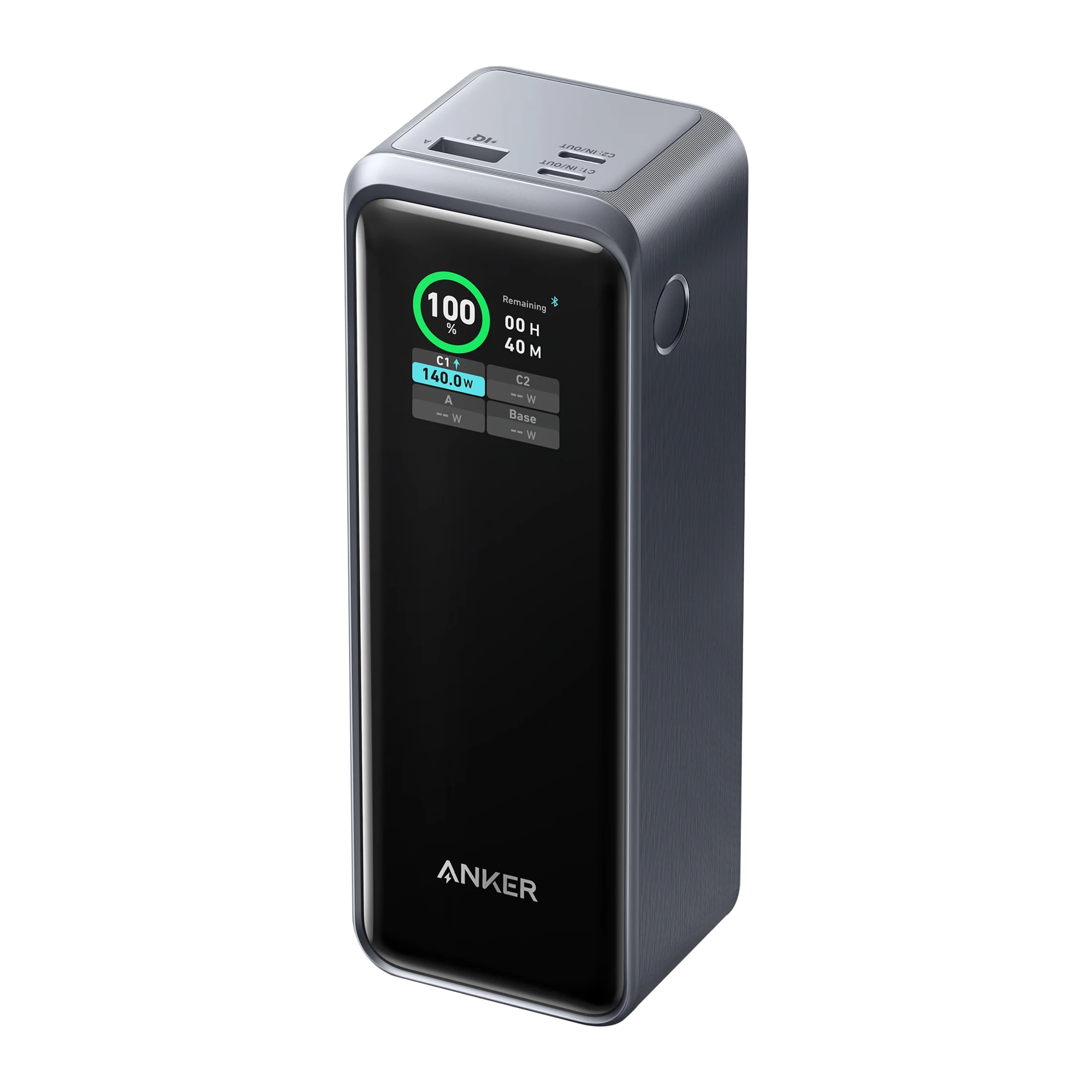 Anker power station with display for portable charging