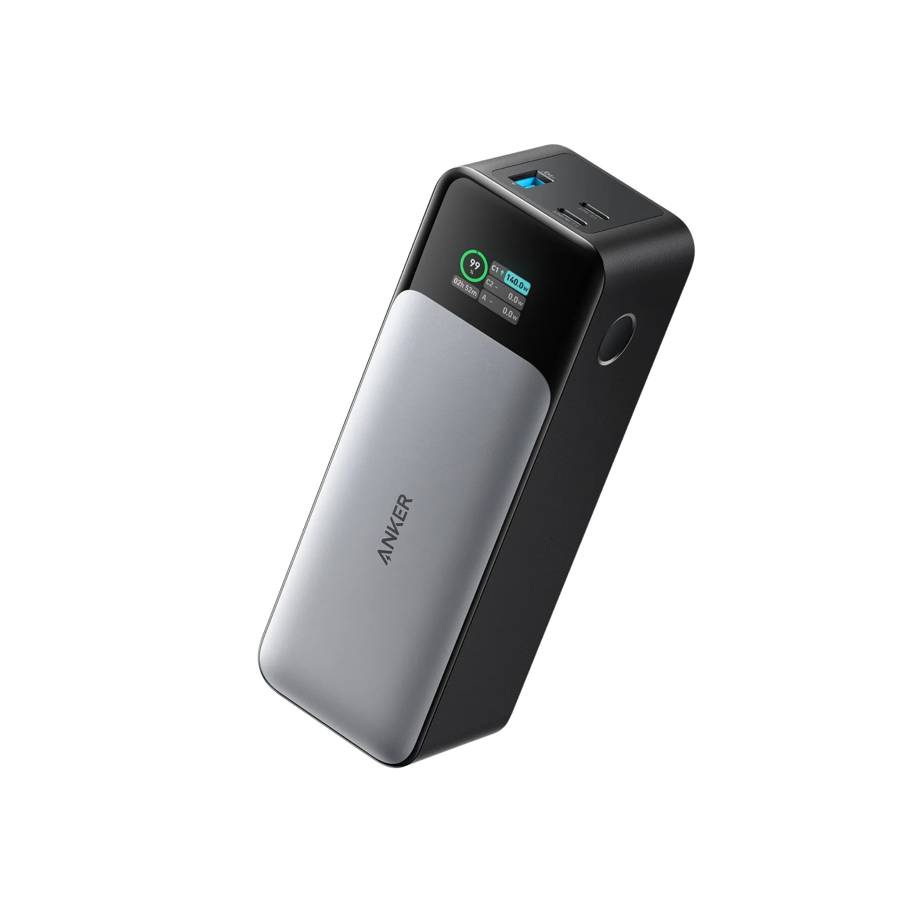 Anker power bank with digital display for fast charging