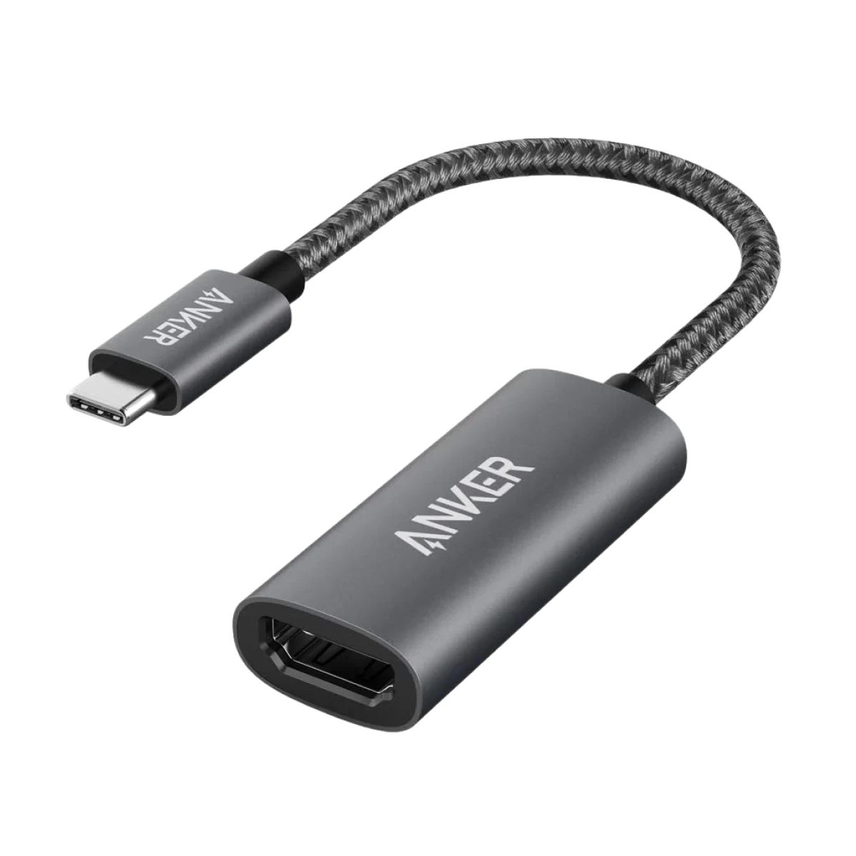 Anker USB-C to HDMI adapter with braided cable for connectivity