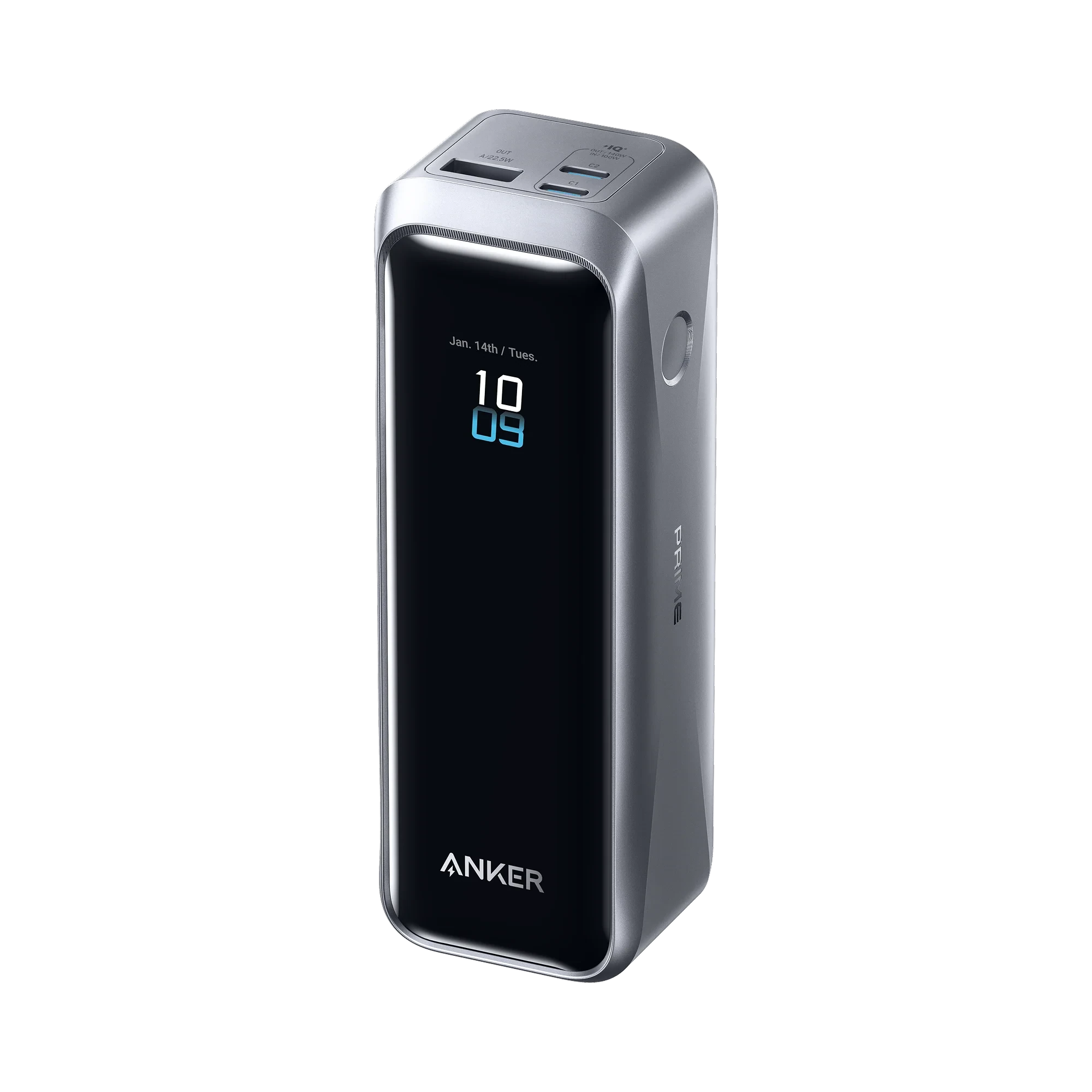 Anker compact power station with digital clock