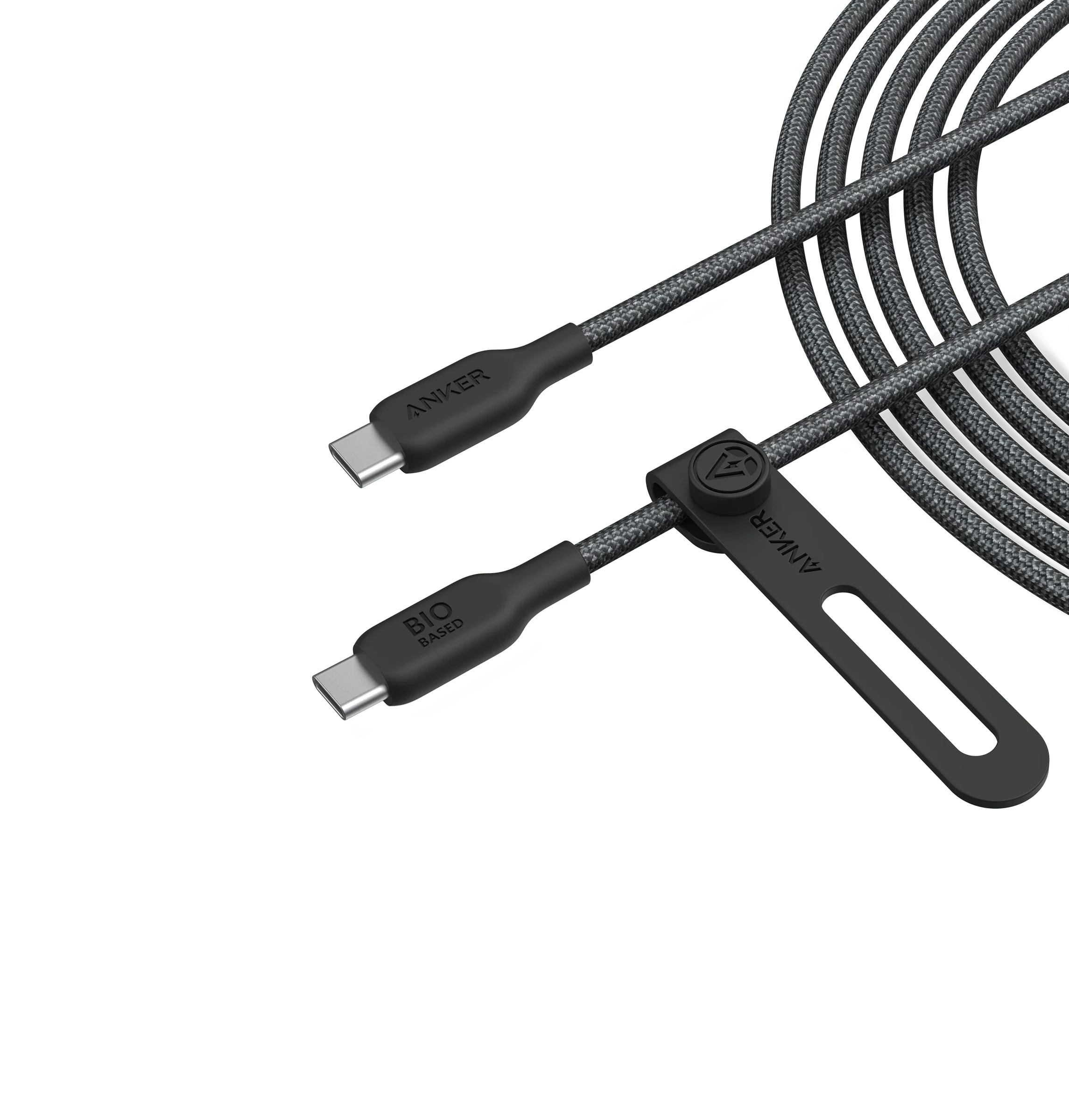 event: pingAnker USB-C cable with bio-based cover for durable charging.