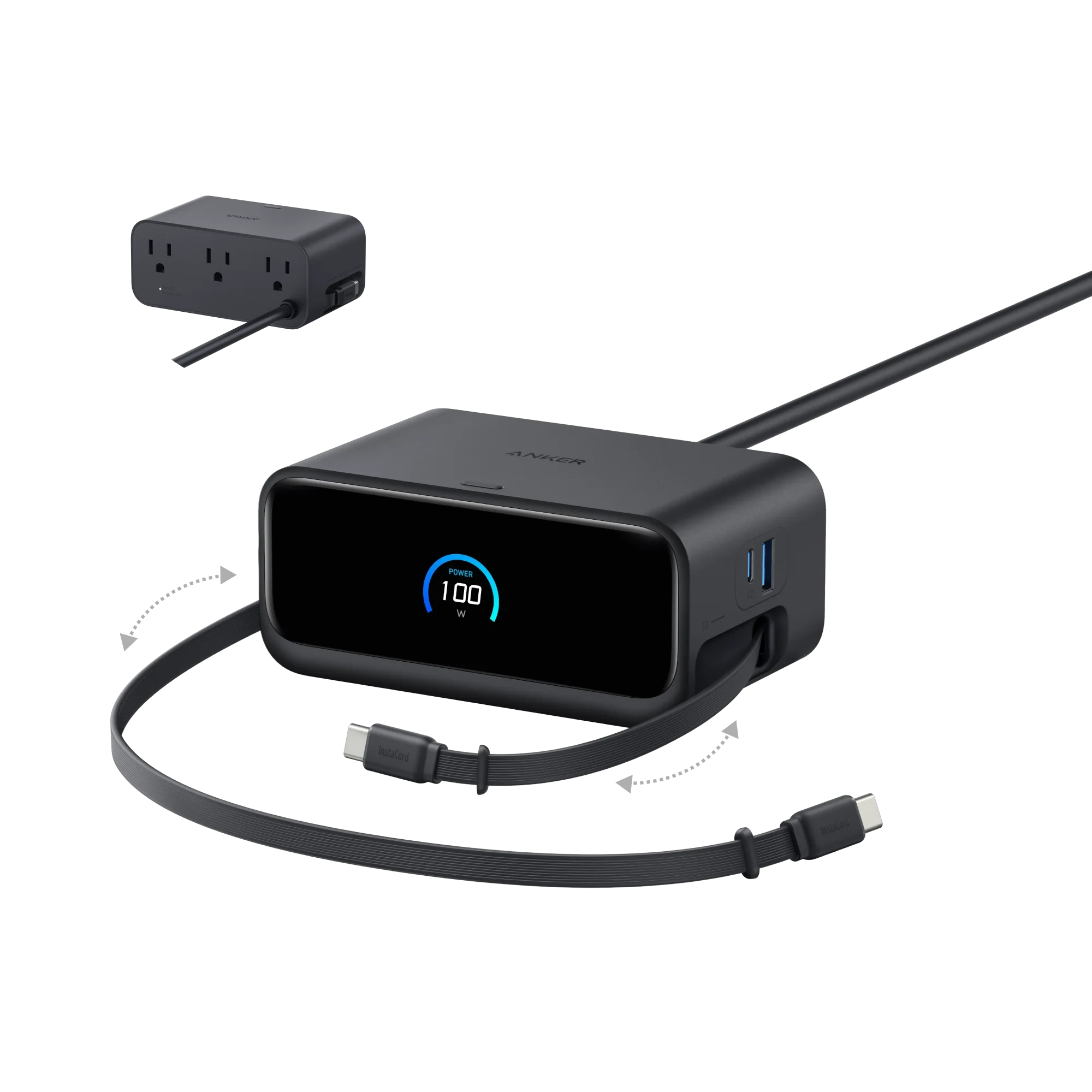 Anker charging station for 7-port smart power with 100W max