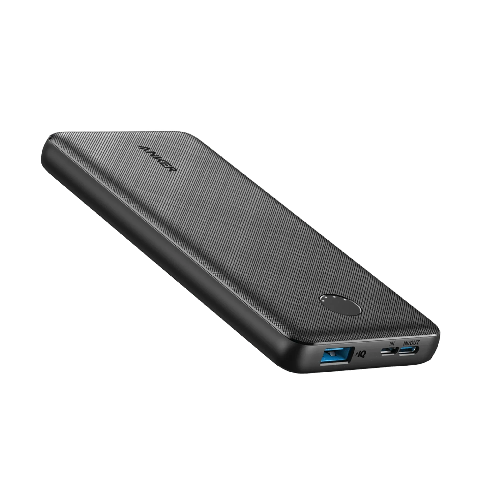 Anker slim portable power bank with USB ports for fast charging