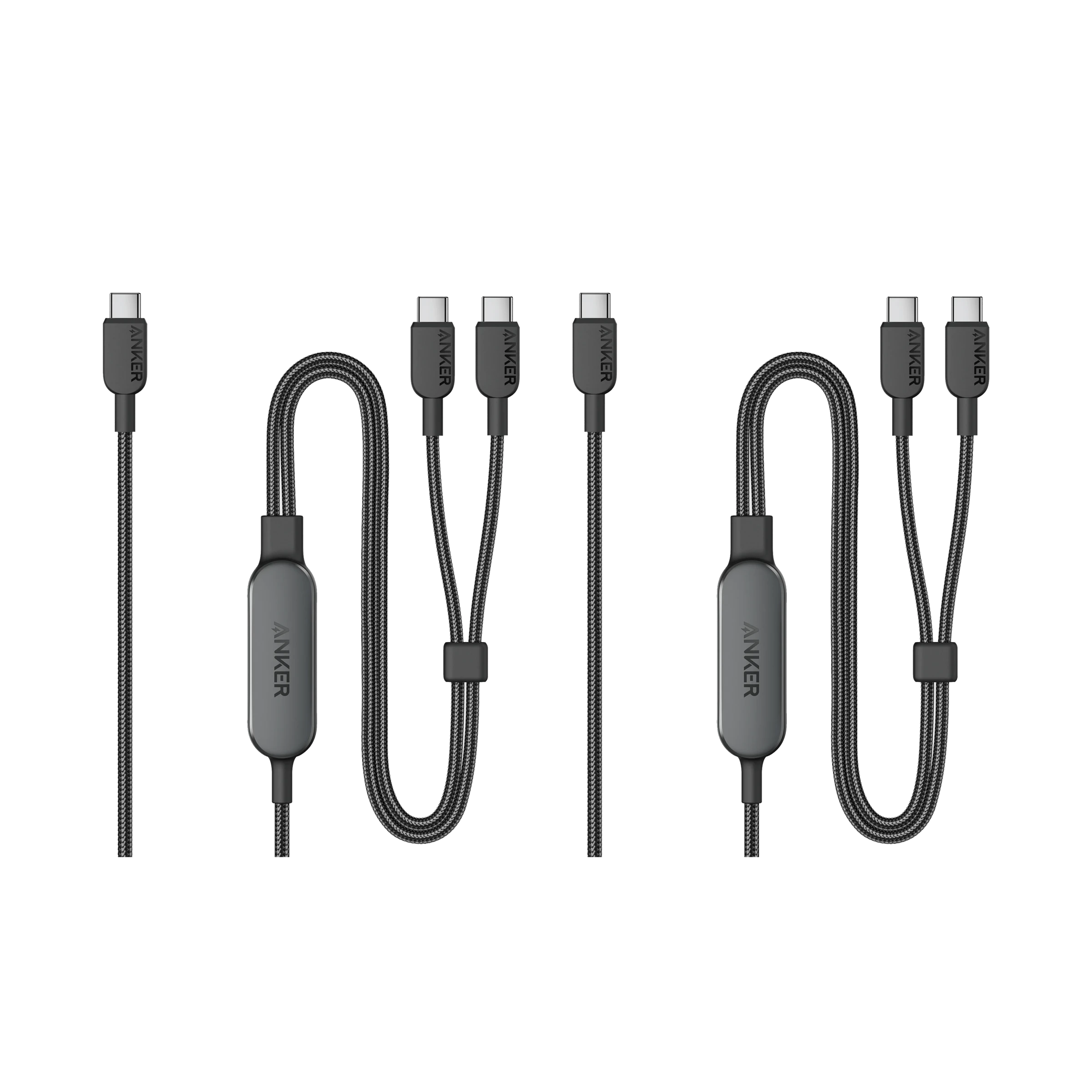 Anker 140W 2-in-1 USB-C to USB-C Cable 2 Pack